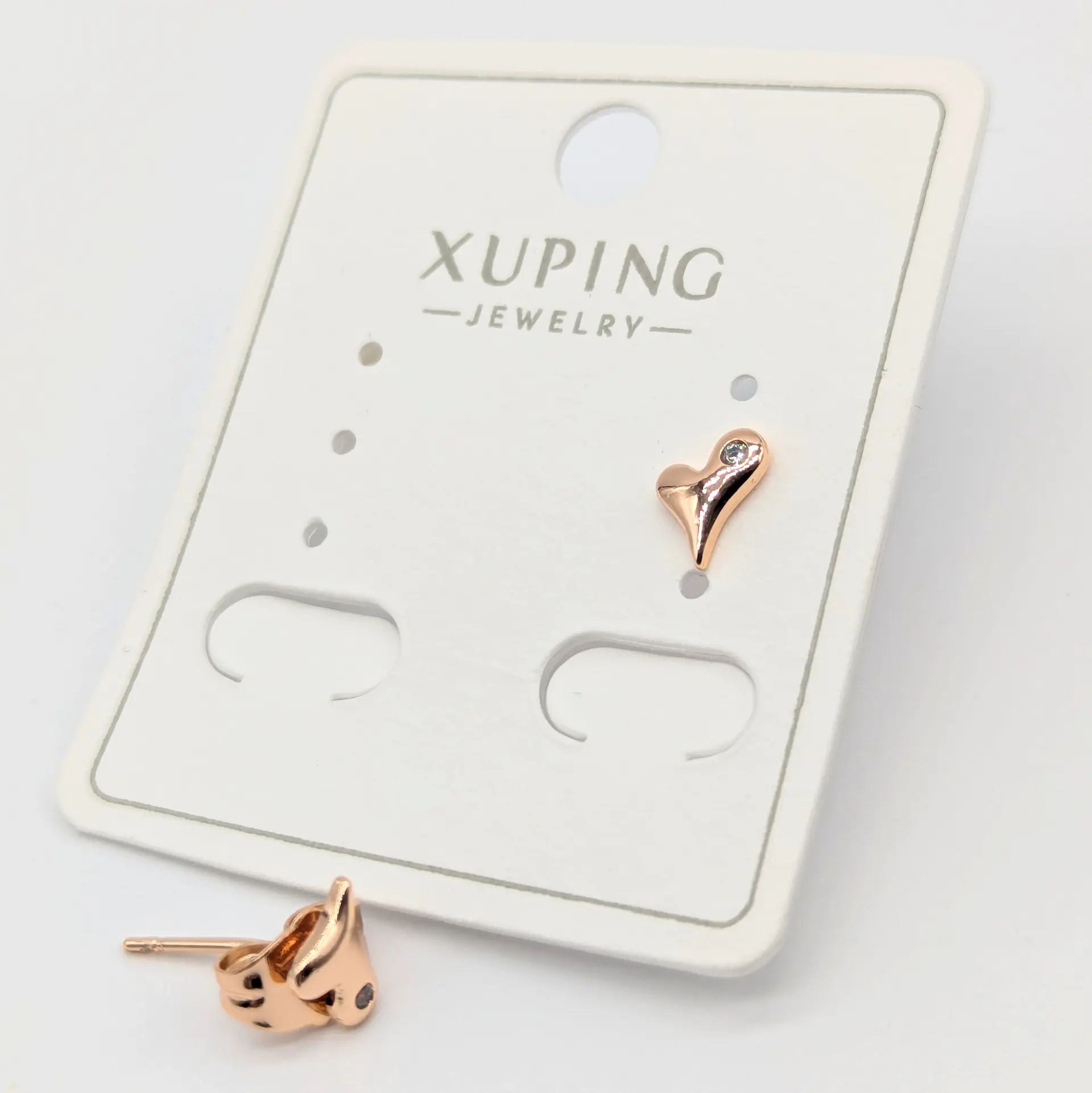 Сережки Xuping 18к «Теплий Дотик», 0.5*0.7 см