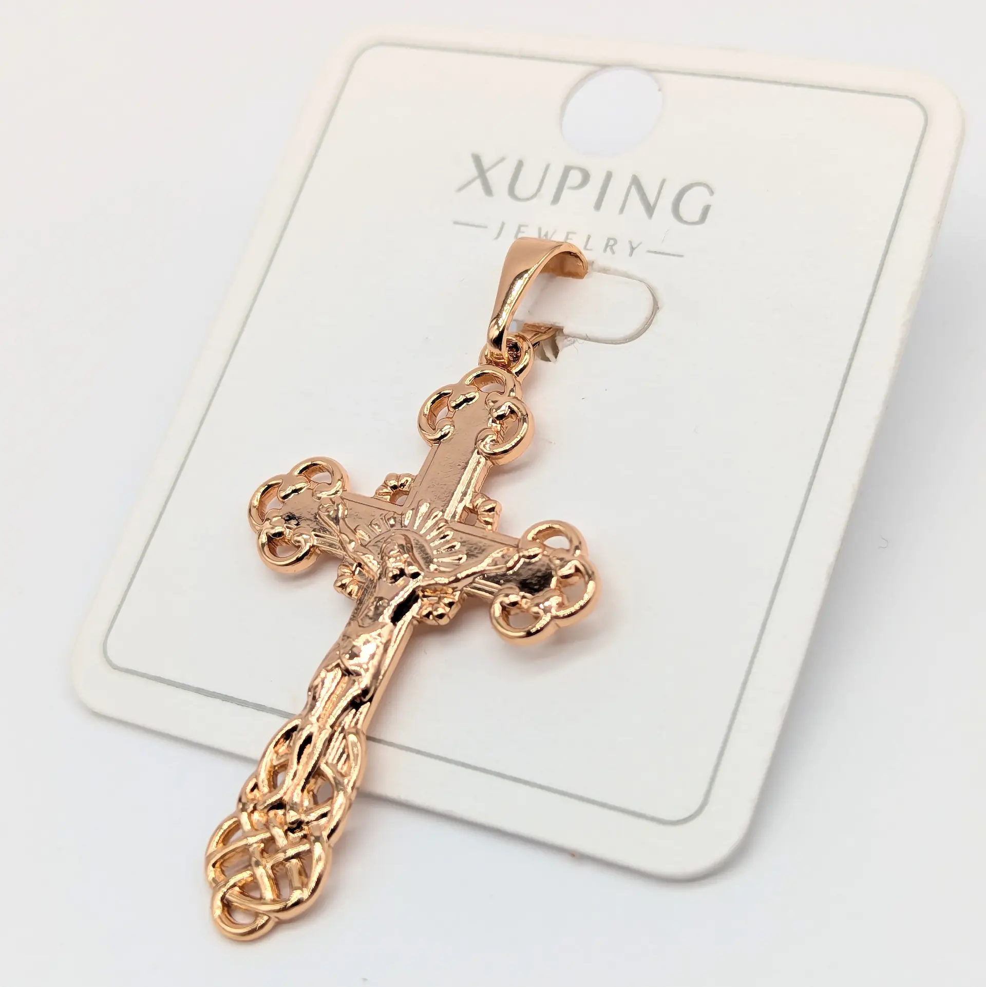 Кулон Xuping 18к «Священний Хрест Світла», 2.5*3.9 см