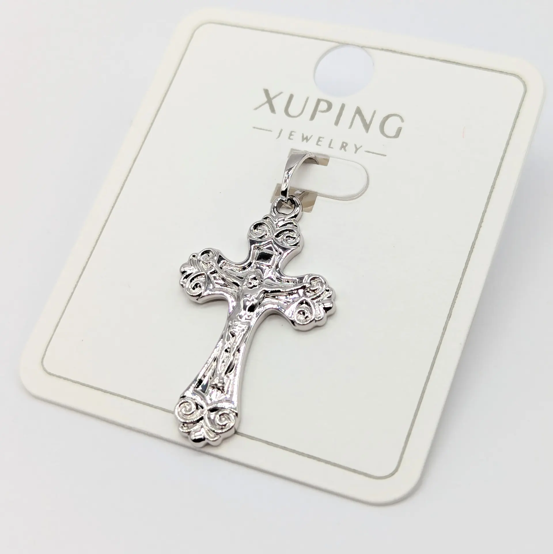 Кулон Xuping серебро «Узор Веры», 1.7*2.1 см