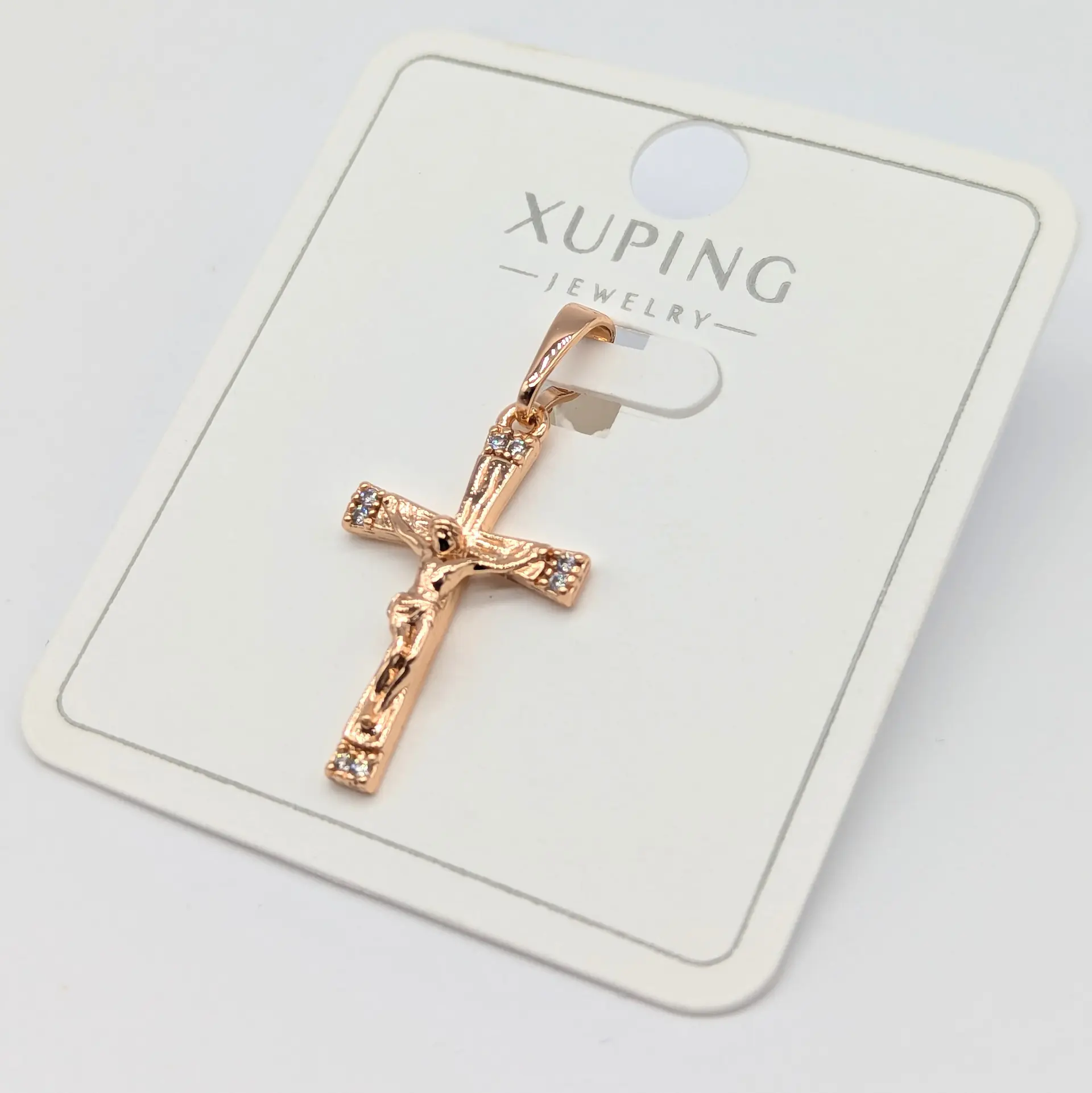 Кулон Xuping 18к «Світло Віри Класик», 1.4*2.4 см