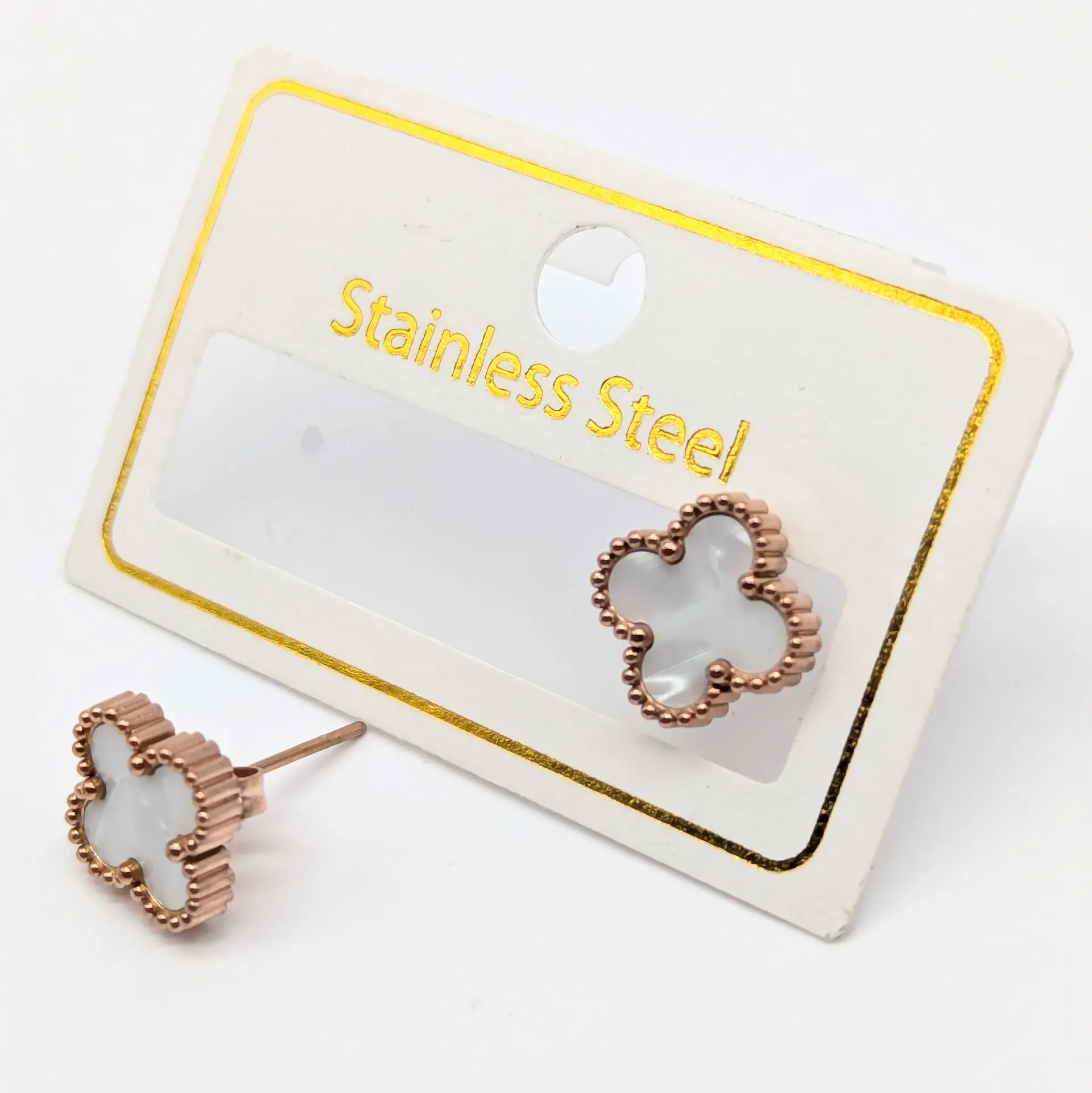 Сережки Stainless Steel РЗ «Перлинна Ванесса», 1.1 см