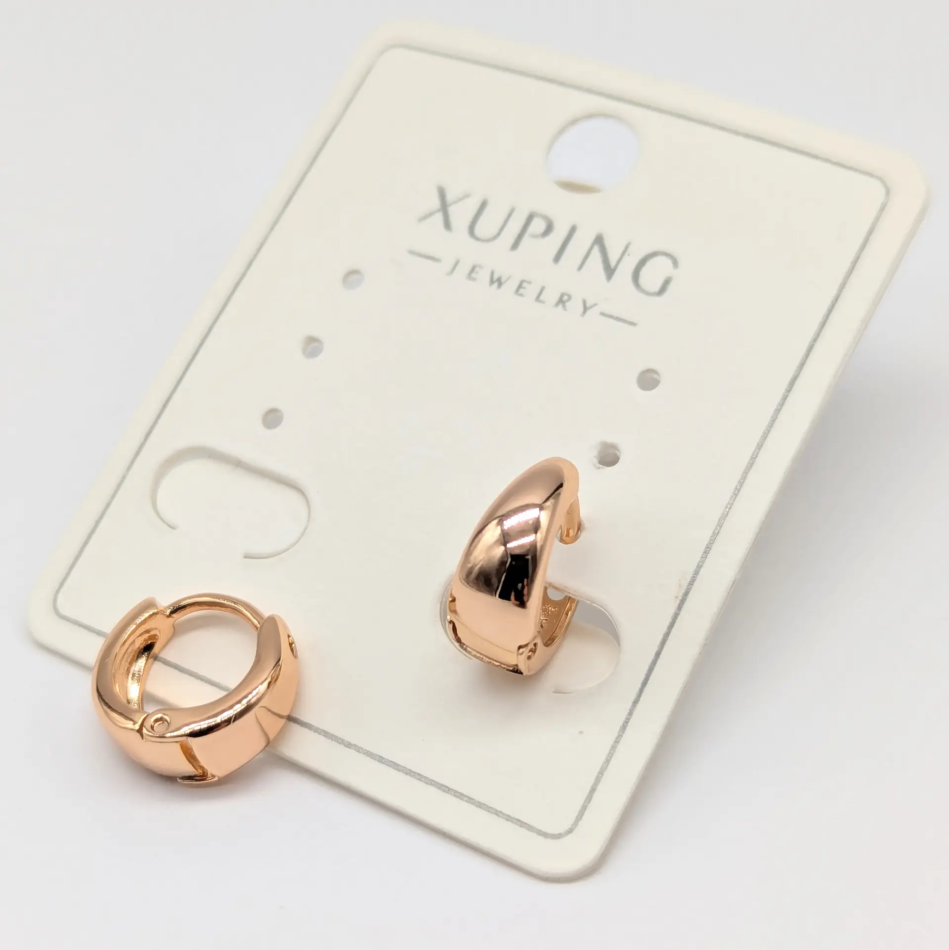 Сережки Xuping 18к «Міранда», 0.5*1.1 см