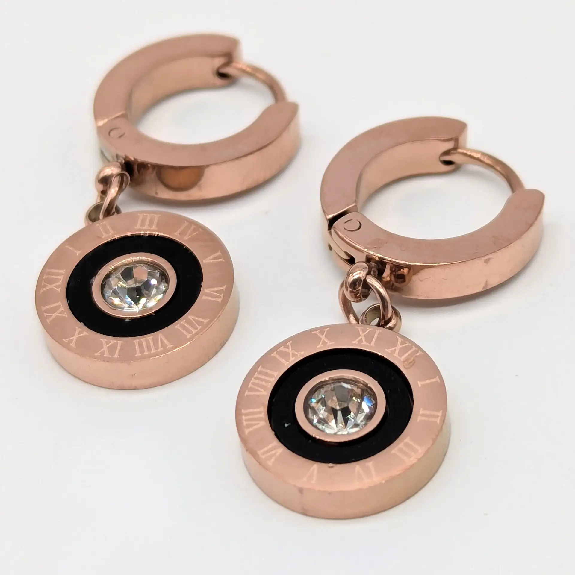 Сережки Stainless Steel РЗ «Римська Елегія» 1.2*2.8 см