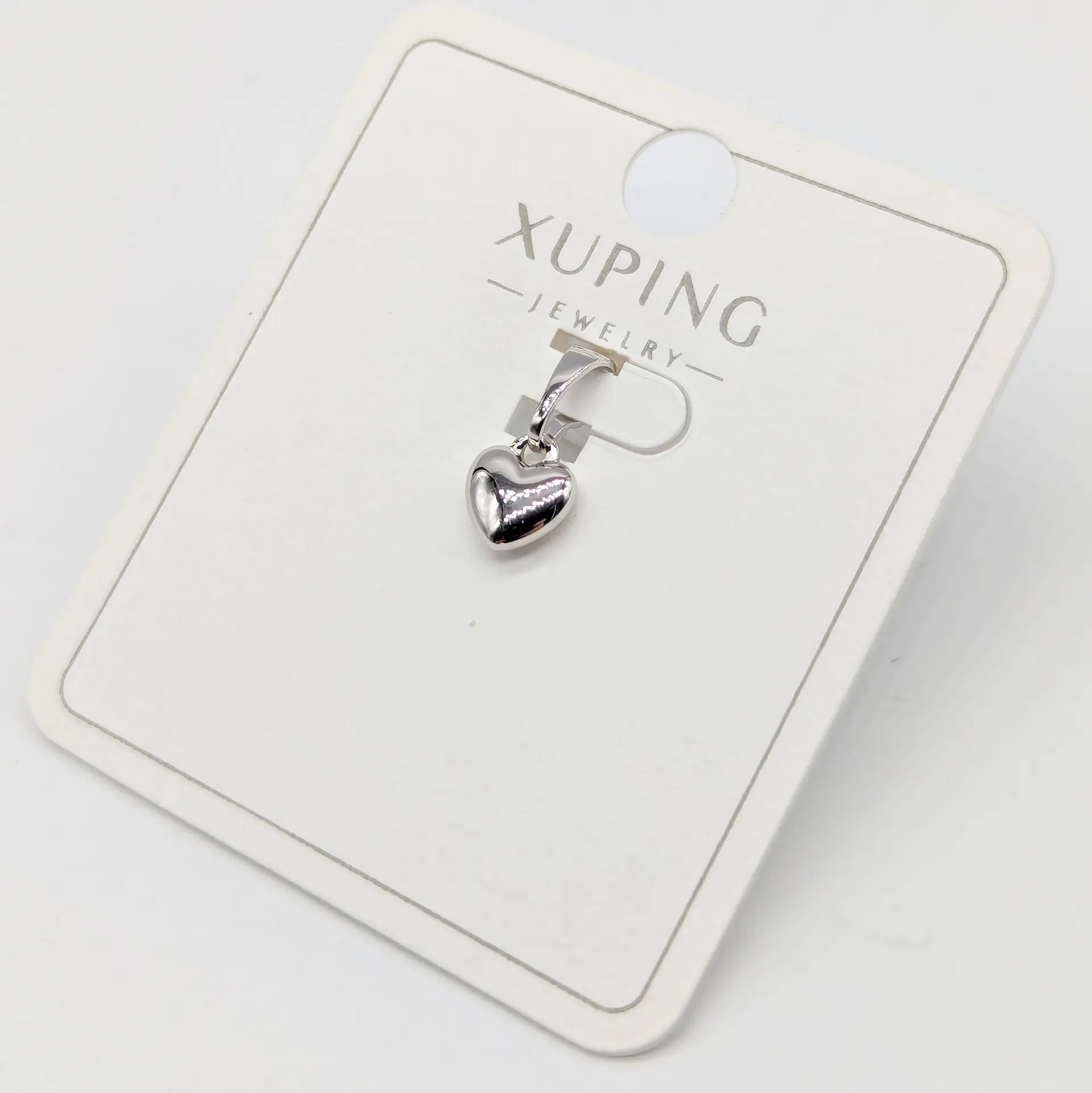 Кулон Xuping «Срібне Серце», 0.6*0.5 см
